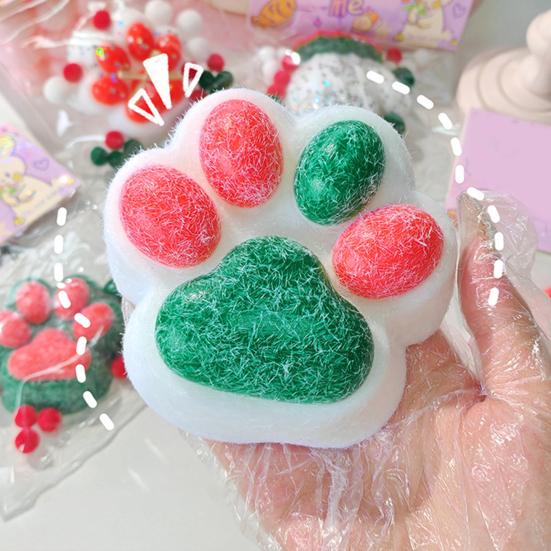 Игрушка для снятия стресса с кошки, игрушка для снятия беспокойства, ущипывания кошачьей лапой, сенсорная игрушка для детей, подростков и взрослых, мягкий мячик для снятия стресса, игрушка-лапка животного