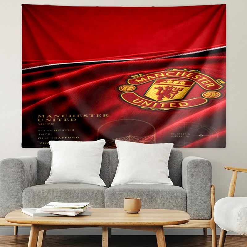 Football team Print Tapestry, Lightweight Wall Hanging, for Bedroom, Dorm, Living Room, Home Art Decor - Birthday Christmas Gift for Friends