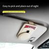 Round Car Glasses Clip Card Storage Car Interior All-car System Universal High-end Decoration Your Car Car Storage