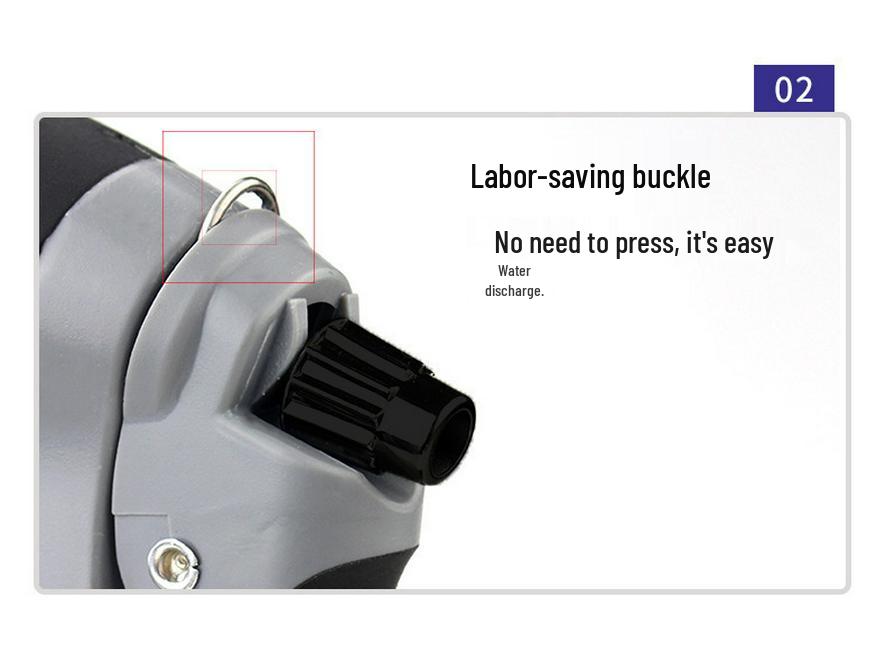 Удлиненный металлический пистолет для мойки автомобиля с ручкой с резиновым покрытием