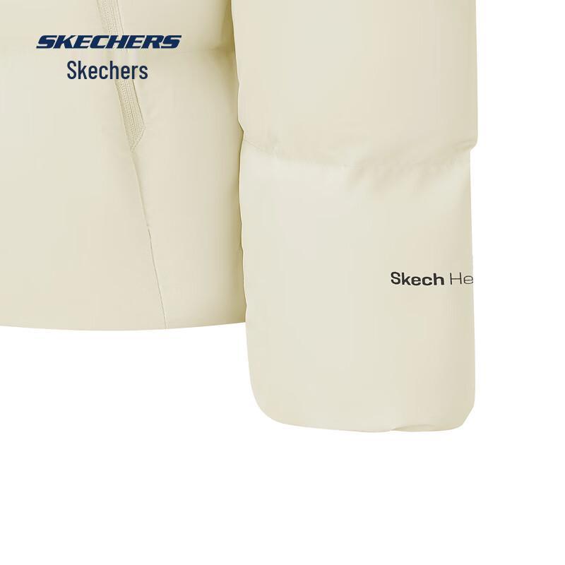 Skechers Унисекс Водонепроницаемая Пуховая Куртка с Капюшоном