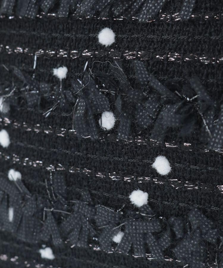 Maison de FLEUR LINTON Твидовая мини-сумка Boston черного цвета, женская, 2-сторонняя