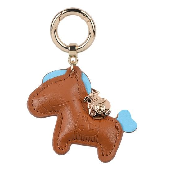 Автомобильный брелок из искусственной кожи. Изысканная мини-сумка. Стильный прочный подарок. Модный декоративный дизайн. Брелок с лошадью. Сексуальная одежда для взрослых.
