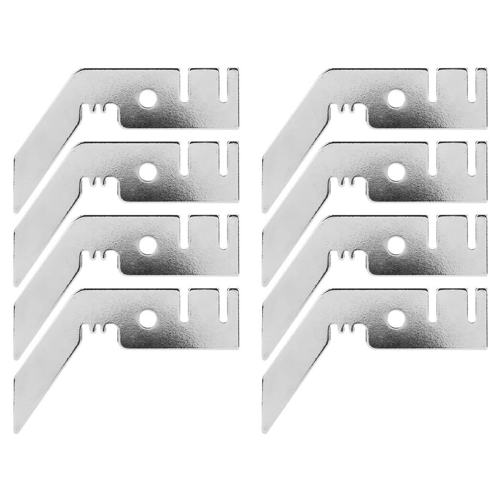 8PCS 3 Inch Double Crossbar Hanger Iron Wedding Valance Hanger for Pipe and Drape Backdrop Stand Lay