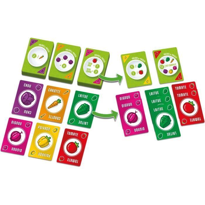 Jeu de société - GIGAMIC - Salade 2 Points - 2 joueurs ou plus - 20 min - A partir de 8 ans