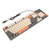 Проводная клавиатура на 104 клавиши, 3 цвета, милая игровая клавиатура, USB-интерфейс, офисная клавиатура для 7 8 10 11, для OS X
