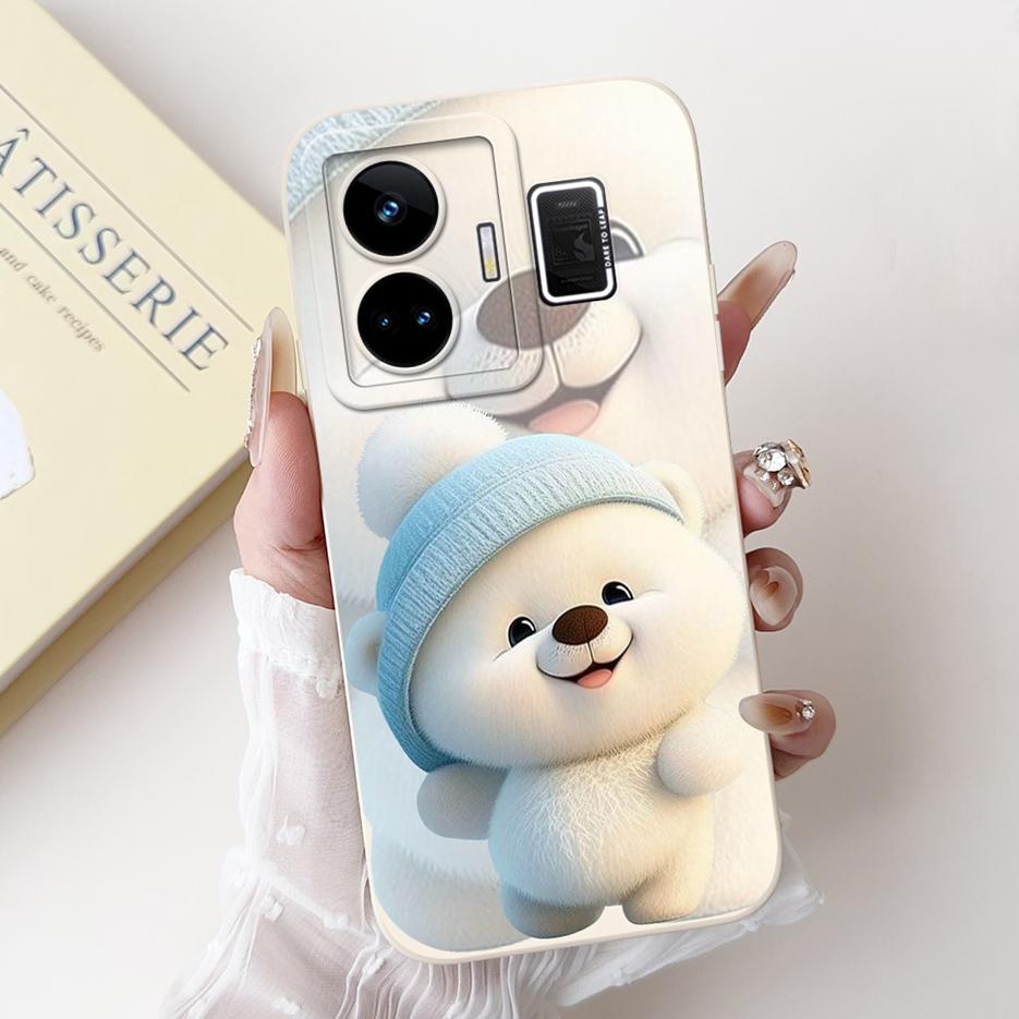 Чехол для Realme GT3 RMX3709 Милый Забавный Мультяшный Чехол Мягкий Силиконовый Чехол Для Realme GT Neo 5 Neo5 240W RealmeGT3 Задняя Крышка Coque