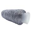 200g/Roll Metallic Crochet Thread Sparkling Silver Polyester Yarn for Knitting Weaving Making Bag Keychain Charm