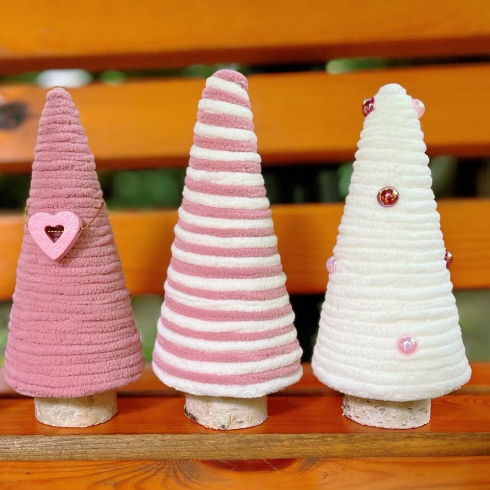 1PC/3PCS Valentines Day Decor Tree Table Centerpieces Pink White Valentine's Decorations for Farmhouse Tiered Tray Home Kitchen
