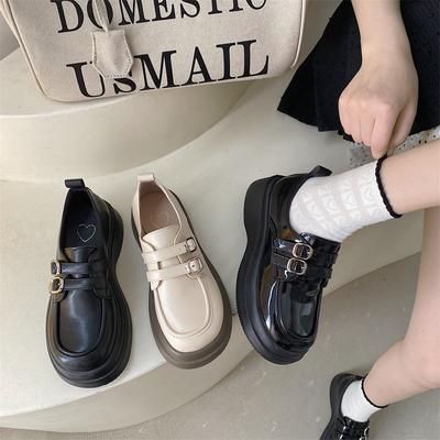 Туфли-лоферы из мягкой кожи для девочек, детские, в британском стиле, весна-лето 2025, новинка, корейская версия, универсальная платформа, одинарные туфли
