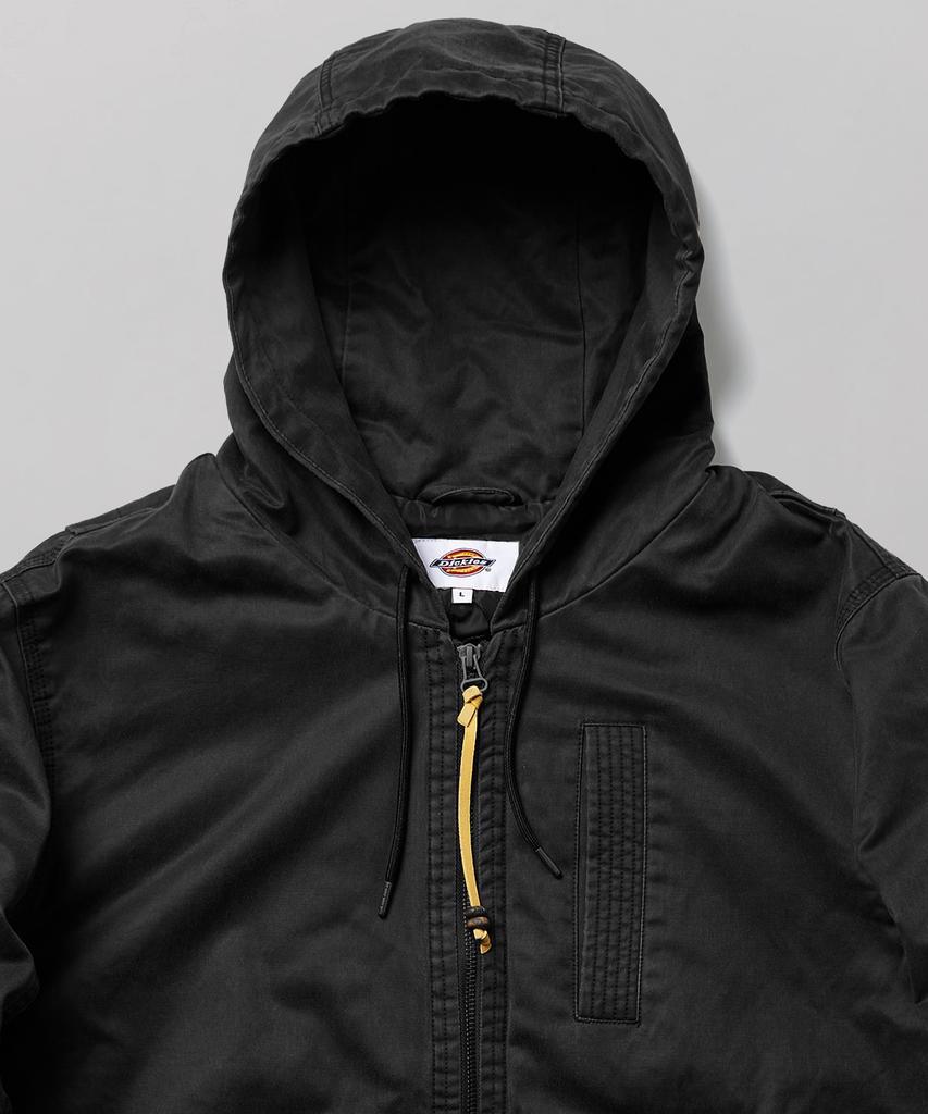 Dickies Худи на молнии с подкладкой из холста Черный