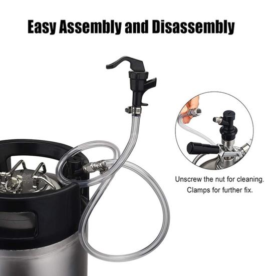 3/16-дюймовый набор для сборки жидкого шарового замка для линии пива для домашнего бочонка для раздачи пива, товары для продажи