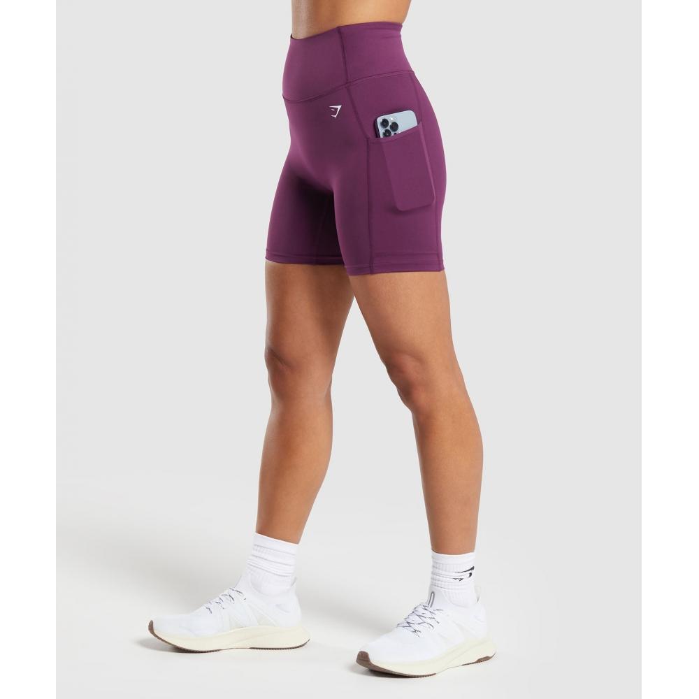 Gymshark Pocket Shorts Magenta Purple B4a8w Pbzr