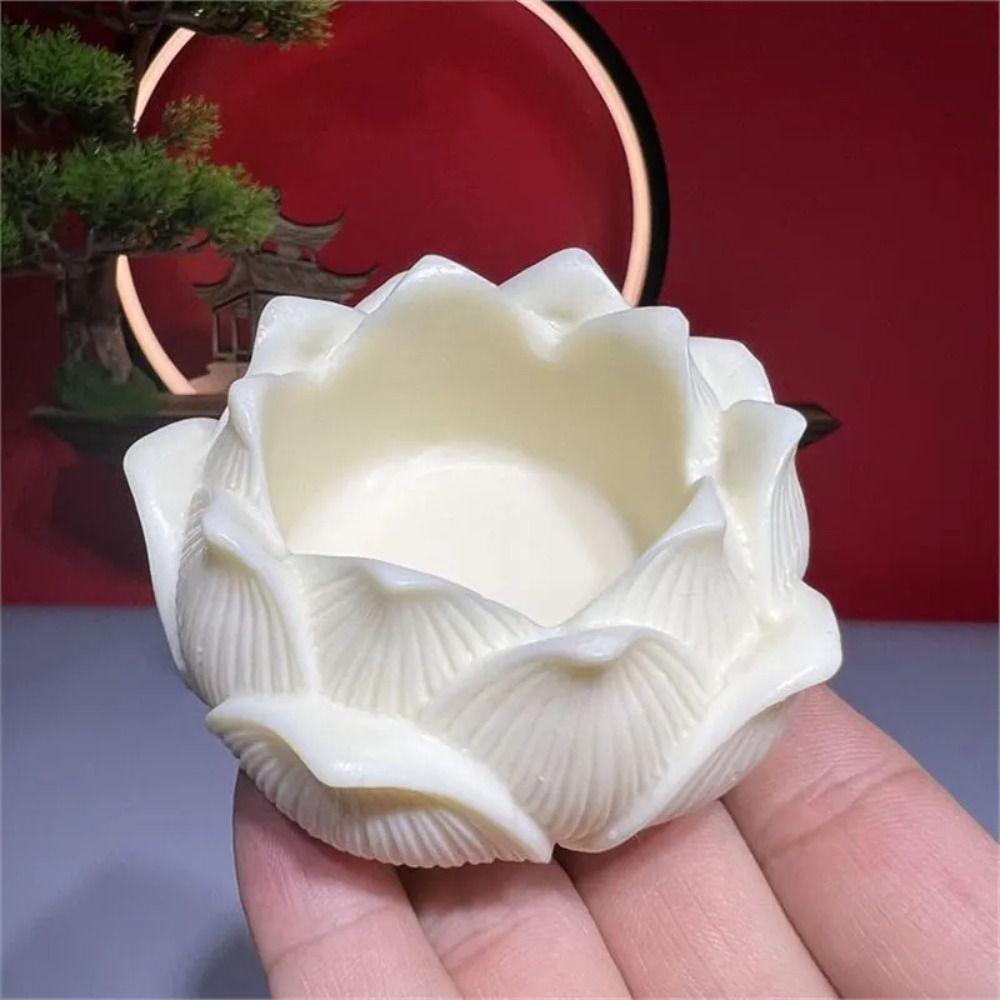 Chinese Style Buddha Ornaments Cute Coconut Figurine Lotus Tathagata Buddha Statue Car Interior