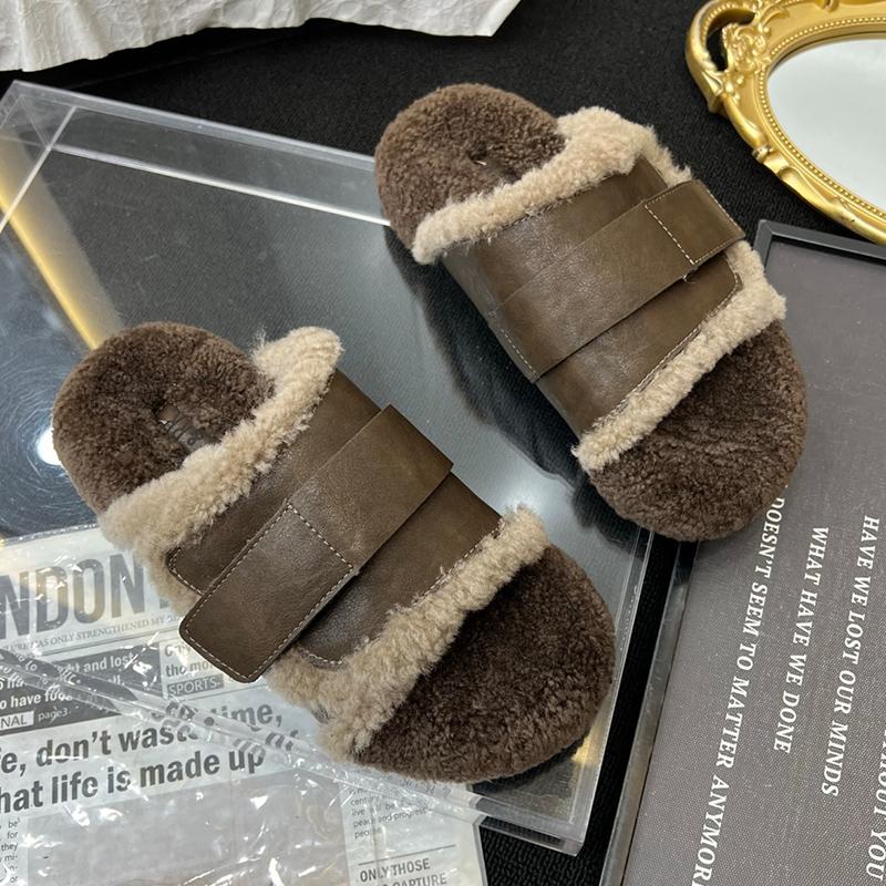Меховые балетки женские тапочки короткие плюшевые туфли на платформе из хлопка дизайнерская зимняя повседневная обувь 2024 года тренд теплая домашняя уютная женская обувь