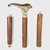 Трости и палки для ходьбы с латунной рукояткой для мужчин и женщин 91,44 см Коричневое дерево Голова льва Латунная рукоятка Унисекс Дерби Складная трость