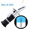 0-10% Sugar Refractometer Handheld Brix Refratometro for Food Content Fruit Juice Liquids High Accuracy Brix ATC Measurement