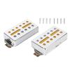2 Sets Electric Guitar Pickup Single Coil Clear Sound 6 Holes Pickup Instrument Accessory for