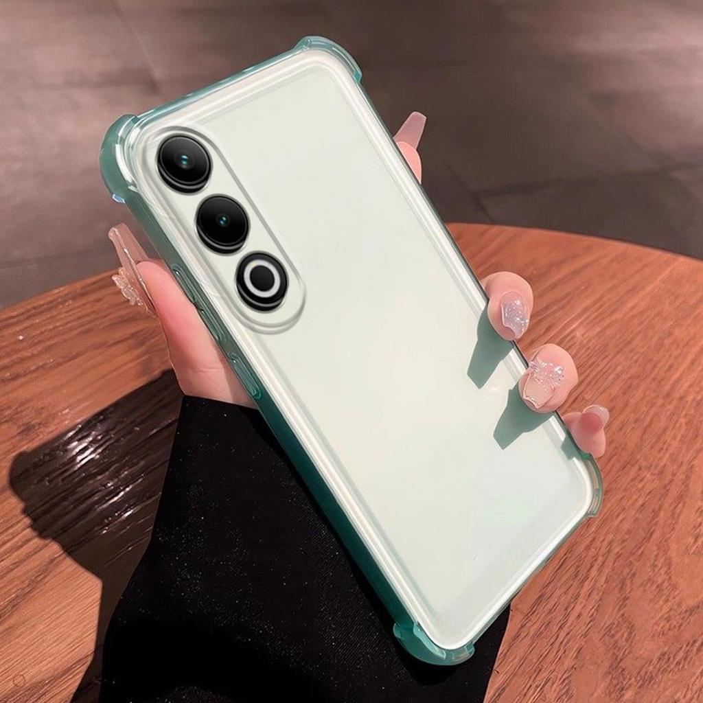 Чехол для OPPO A3 Pro 5G, полупрозрачный, матовый, с защитой углов (подушки безопасности), ударопрочный бампер