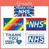 Флаг благодарности работникам NHS, полиэстер, 3x5 футов, с латунными люверсами