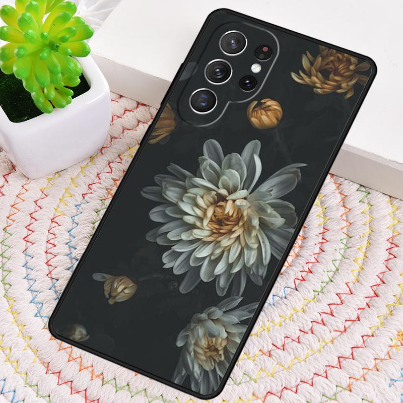 Чехол для телефона Хризантема для Samsung Galaxy note 10 pro S26 Ultra S23 S24 FE S25 S21 S22 PLUS противоударный Чехол