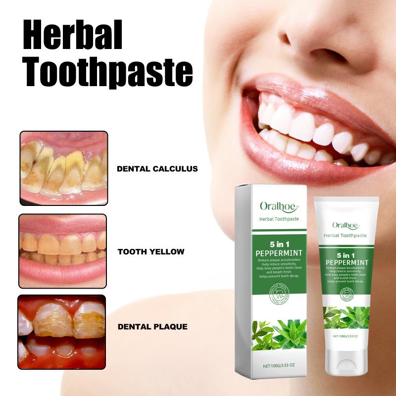 Aloe Vera Whitening Toothpaste - Oral Cleaning For Odor Reduction, Stain Removal & Teeth Whitening With Fresh Breath