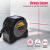 3-In-1 Laser Rangefinder  Tape Measure 60M/  40M/ Handheld Laser Meter Measuring Tool Cross Line Laser Level BUCKLE
