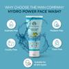 The Man Company Hydro Power Face Wash with Hyaluronic Acid and Kakadu Plum, Soothes and Hydrates Skin, Unclog Pores, Balances Oil, Toxin-Free, 100ml
