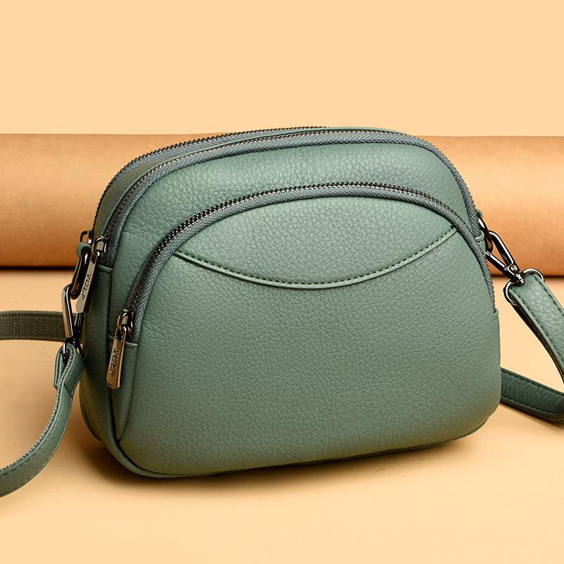 Summer Soft Small Bag Fashion Single Shoulder Crossbody Bag Simple and Versatile Mini Casual Multi-pocket Mobile Phone