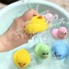 Разноцветные Губчатые Уточки Игрушки для Ванны Пускающие Воду Впитывающие Воду Уточки Сжимаемые Игрушки для Снятия Стресса для Детей Ванна Бассейн Игры