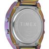 [TIMEX] TIMEX Timex 80 Timex 80 Многоцветный циферблат из нержавеющей стали Акриловые кварцевые часы Бренд TW2W57100 Женские Многоцветные