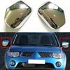 Accessories For Mitsubishi Triton L200 2005-2014 Pajero Sport 2011 Side Wing Door Mirror Cover Decoration Car