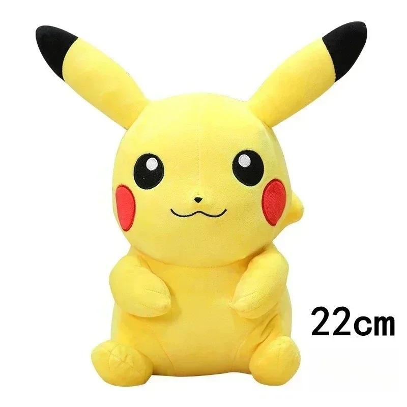 16-25CM Pokémon Plush Toy Pikachue Gengar Raichu Squirtle Eevee Charmander Bulbasaur Mewtwo Children's Birthday Christmas Gifts