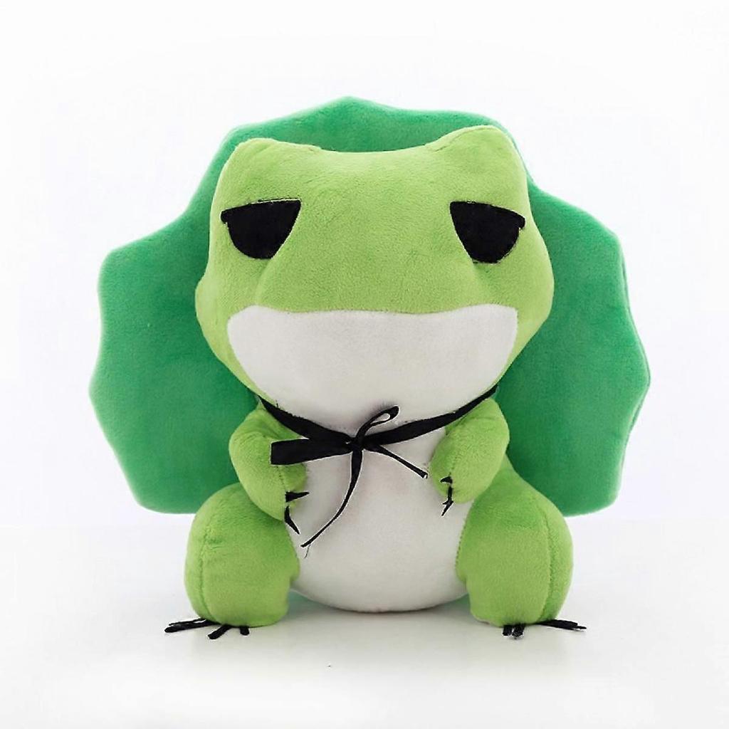 JUSCH Green Frog Plush Stuffed Animal, Super Cute Toy Christmas Birthday Gifts for Boys Girls Kids Toddlers Children, 6"