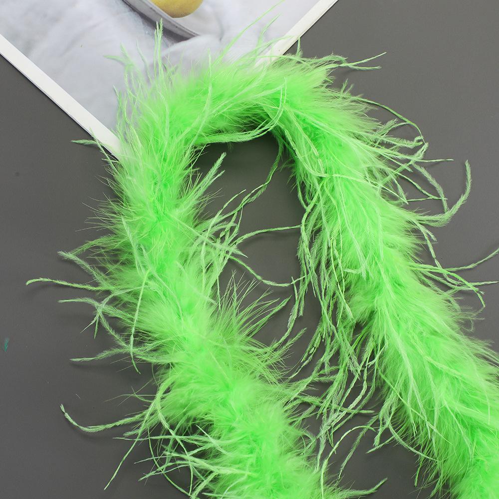 Colorful Ostrich Feather Strips for DIY Dance Costumes & Accessories