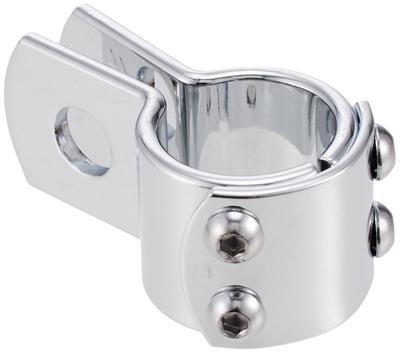 Kijima HD-05401 Мотоциклетные запчасти 3-компонентный хомут 1-1/8 дюйма (28,6 мм) Универсальный хромированный 1 шт.