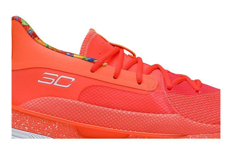 Under Armour Curry 7 Sour Patch Kids Peach Sneakers