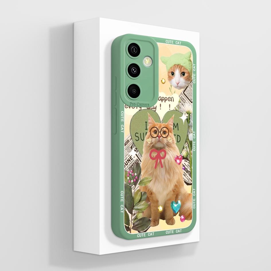 Мягкие чехлы для Samsung A55 C55 M55 A35 M35 F14 F15 Shell Pretty Sunflowers Golden Lotus Тонкий силиконовый легкий защитный корпус для Samsung Capas