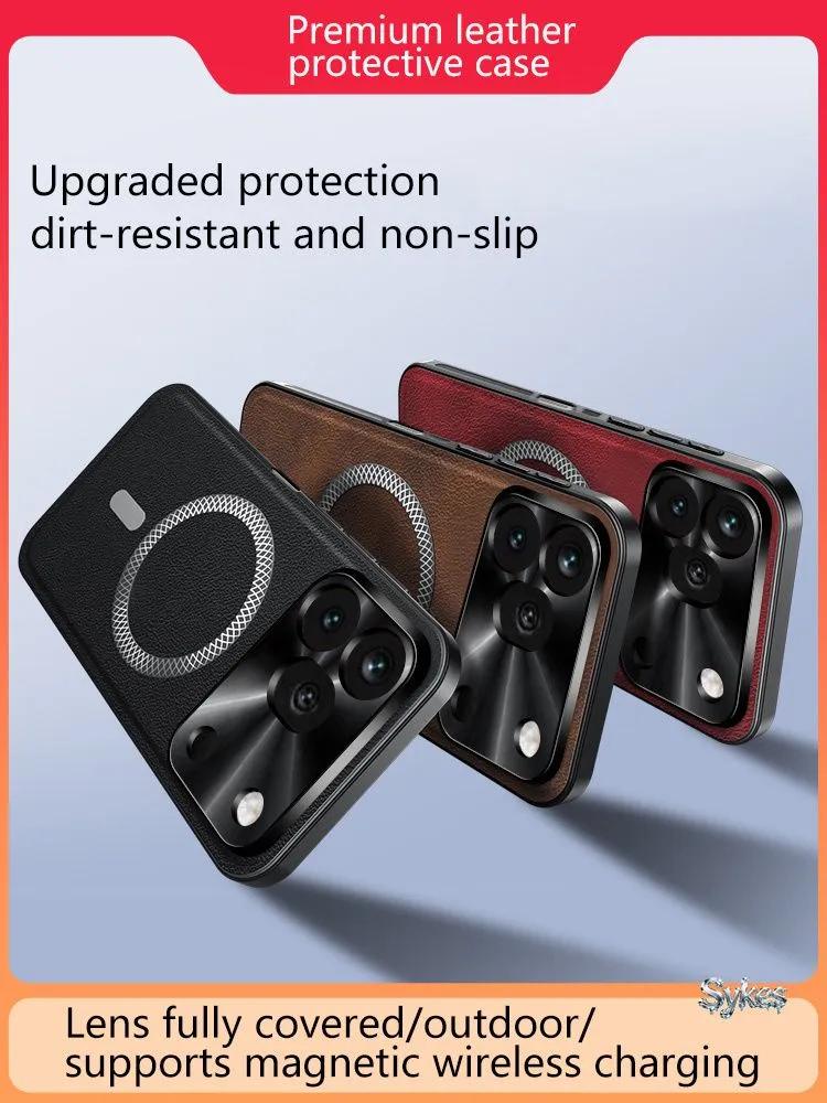 Sykes Luxury Leather MagSafe Case for Honor 600