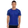 Men Summer Shirts Short Sleeve Tops Quick Dry Solid Color Athletic Sports Tops Plus Size