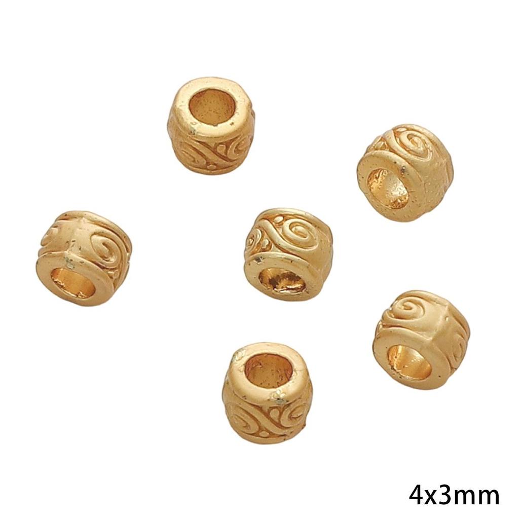 1шт 4-7 мм бусины-проставки из латуни в виде цветов для изготовления модных браслетов