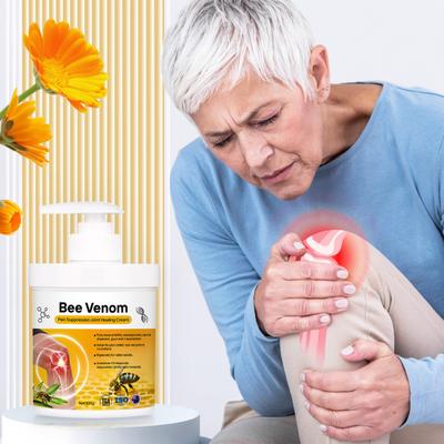 1/2 шт 100 г пчелиного яда, бальзам для суставов, натуральный, для облегчения боли в поясничном отделе позвоночника, ногах, коленях, плечах, шее, массажный уход, лечение артрита, успокаивающий крем