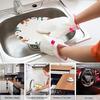Fiber Dishwashing Gloves Non-stick Oil Dish Cleaning Brush Bowl