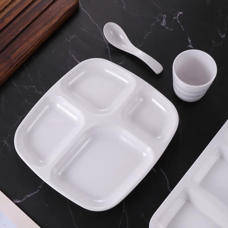 Melamine Multi-Compartment Fast Food Tray
