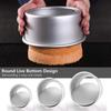 4/6/8/10 Inch Removable Bottom Aluminum Round Cake Pan Baking Tray Layer Tier Cake Pans Cheesecake Tin Kitchen Tools 10110