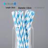 100 Eco-Friendly Colored Paper Straws: Disposable, Creative Party Straws for Juice & Cocktails