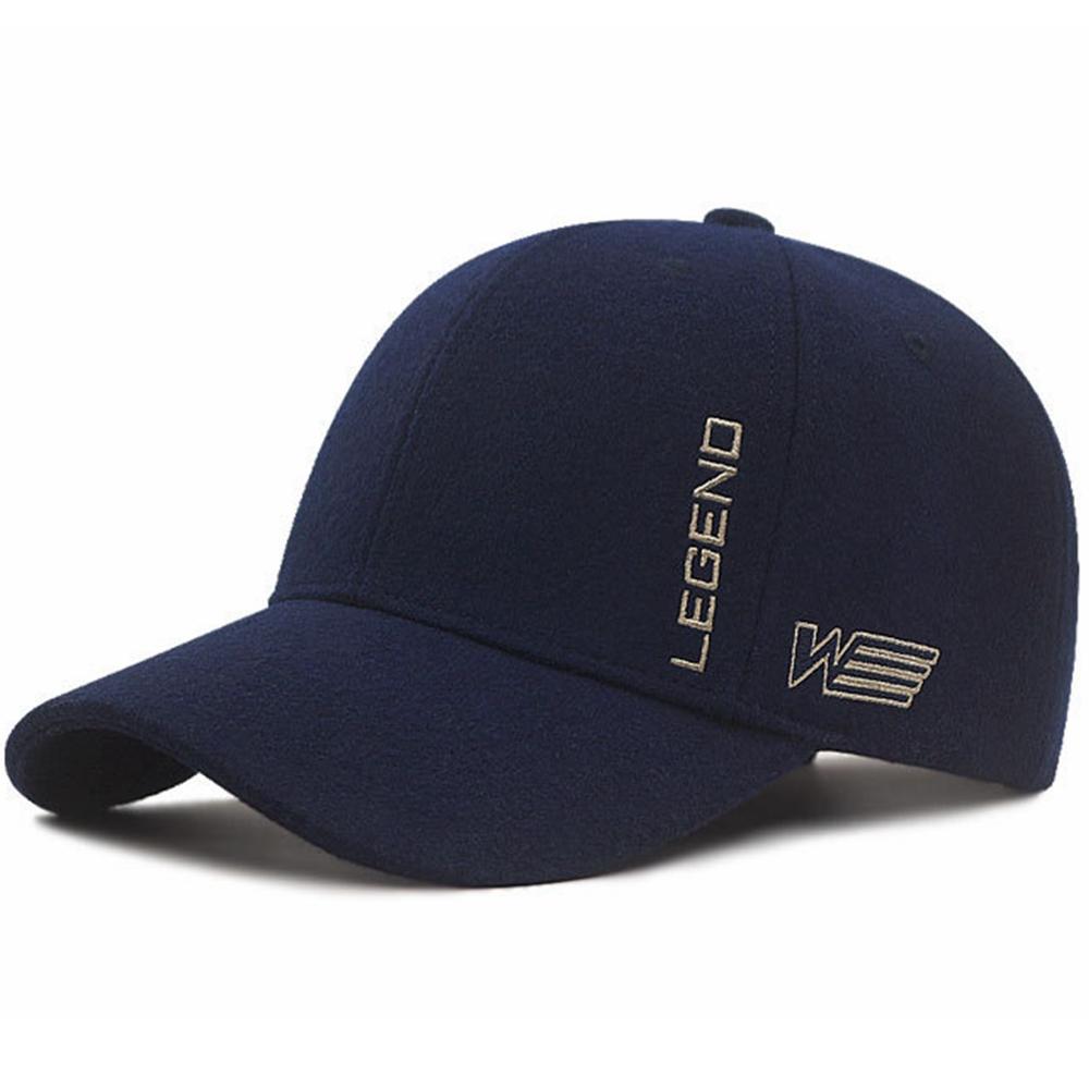 Зимняя толстая теплая шерстяная бейсболка большого размера Snapback Hat для мужчин с большой головой Outdoor Dad Feat Большая спортивная кепка 55-60 см 60-65 см