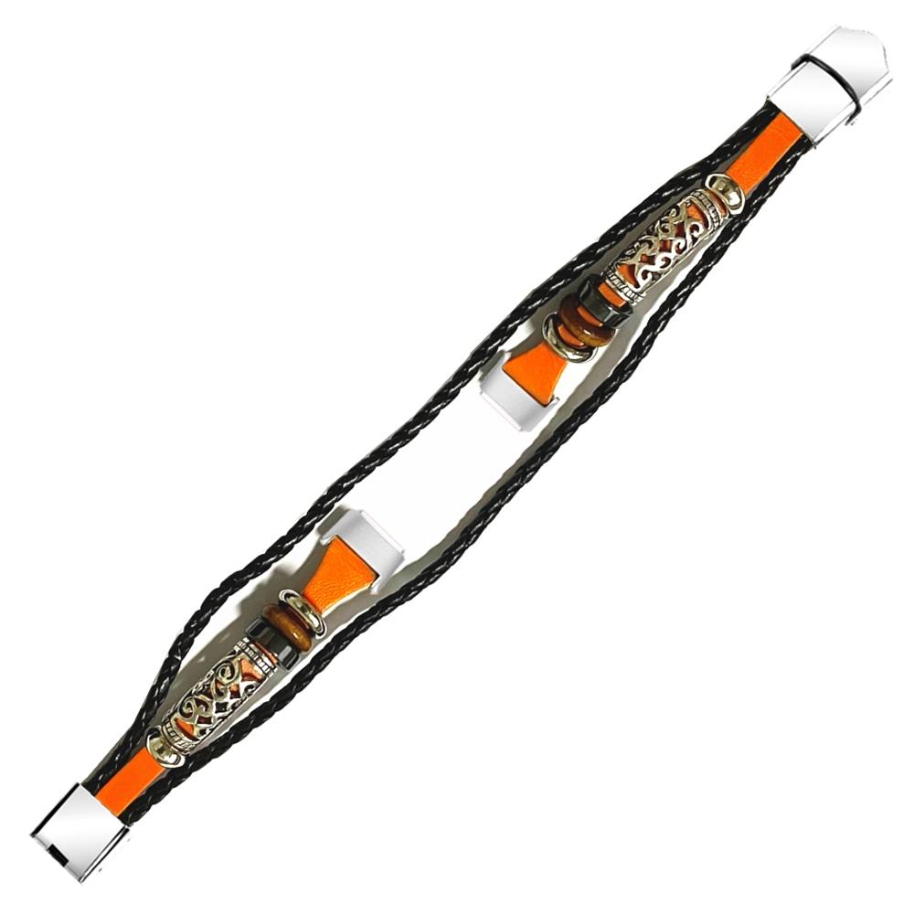 For Fitbit Luxe Beaded Watch Band Ethnic Style DIY Replacement Strap