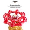 Genuine AMECO Thickened Brass Threaded Gate Valve for Hot/Cold High Temperature Water 169.