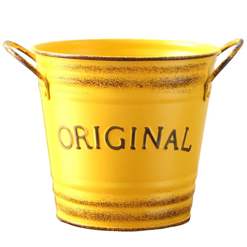 Plants Planter Flowerpots Metal Bonsai Flowerpot Creative Iron Flower Pot